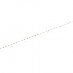 Naszyjnik srebrny  z kółkami typu chocker