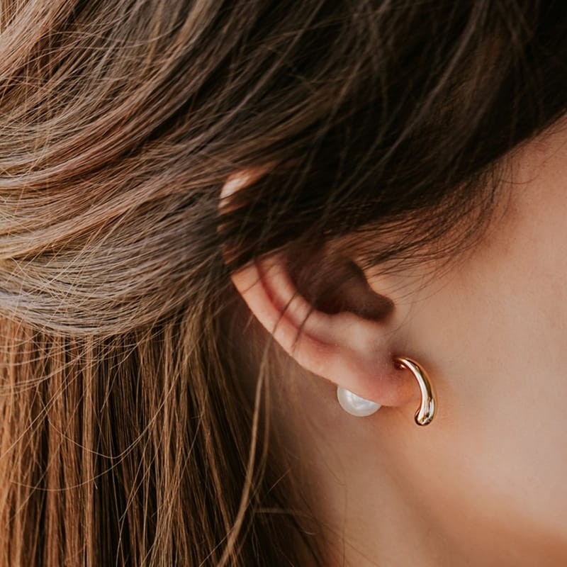 Kolczyki srebrne złocone...