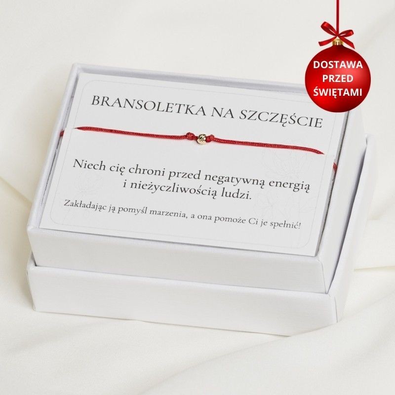 Bransoletka czerwony...