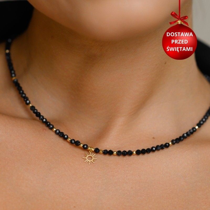 Naszyjnik srebrny złocony...