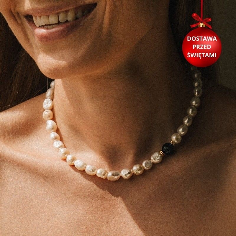 Naszyjnik srebrny złocony z...