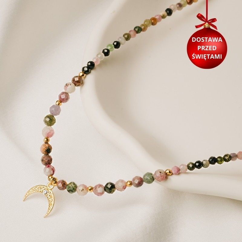 Naszyjnik srebrny złocony z...