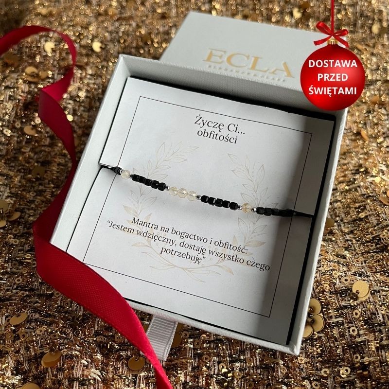 Bransoletka srebrna Cytryn...