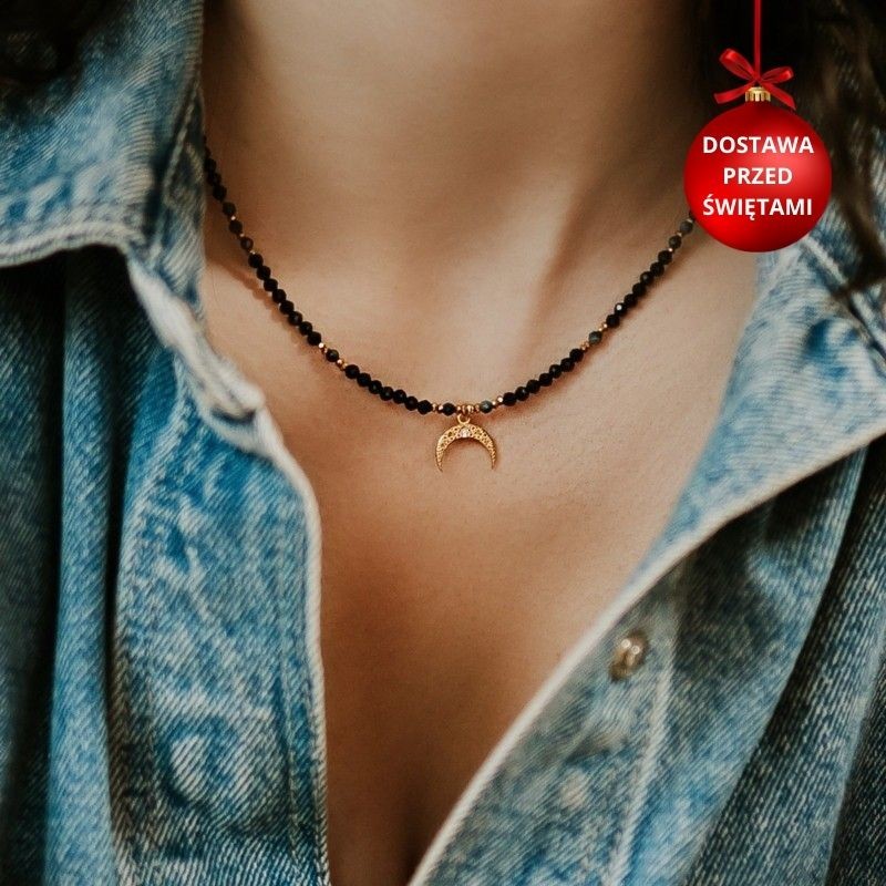 Naszyjnik srebrny złocony z...