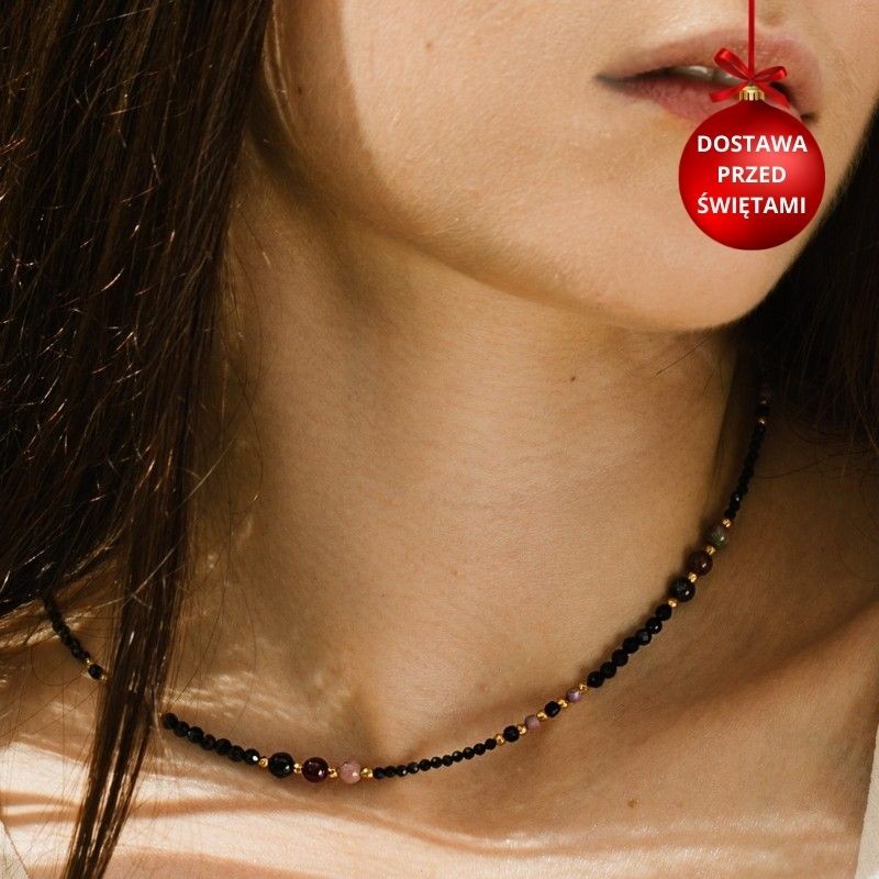 Naszyjnik srebrny złocony z...