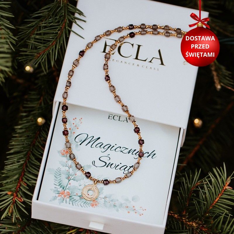 Naszyjnik srebrny pozłacany...