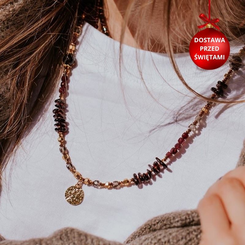 Naszyjnik srebrny pozłacany...