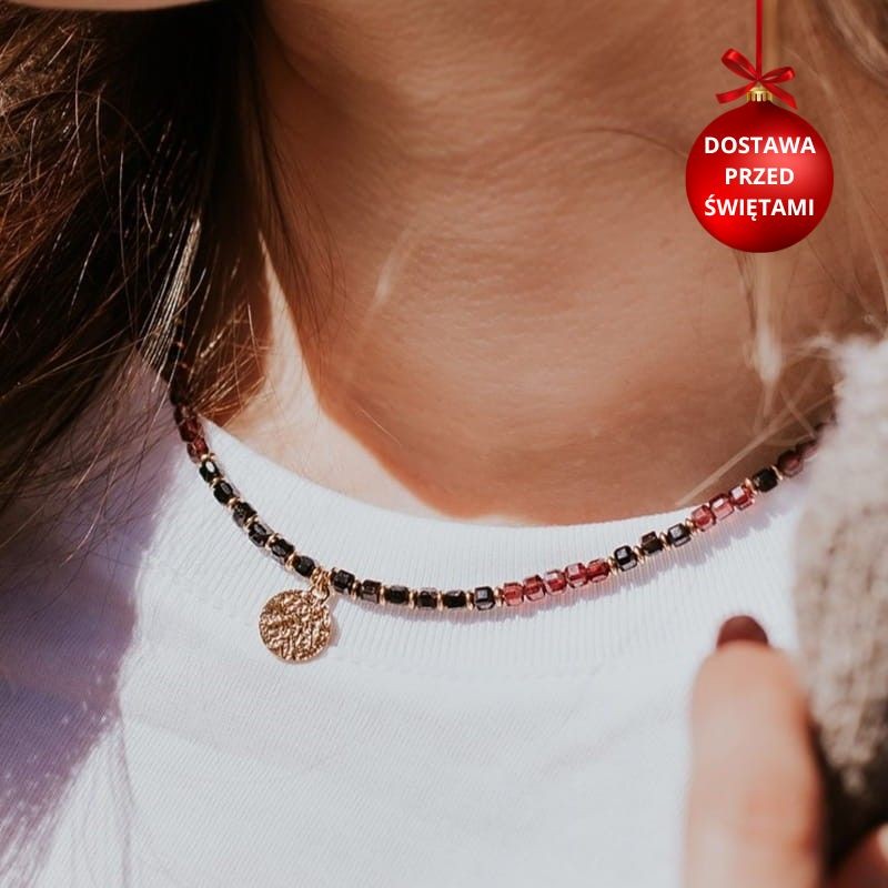 Naszyjnik srebrny pozłacany...