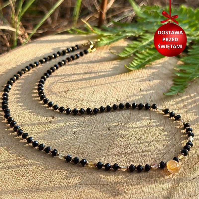 Naszyjnik srebrny złocony z...