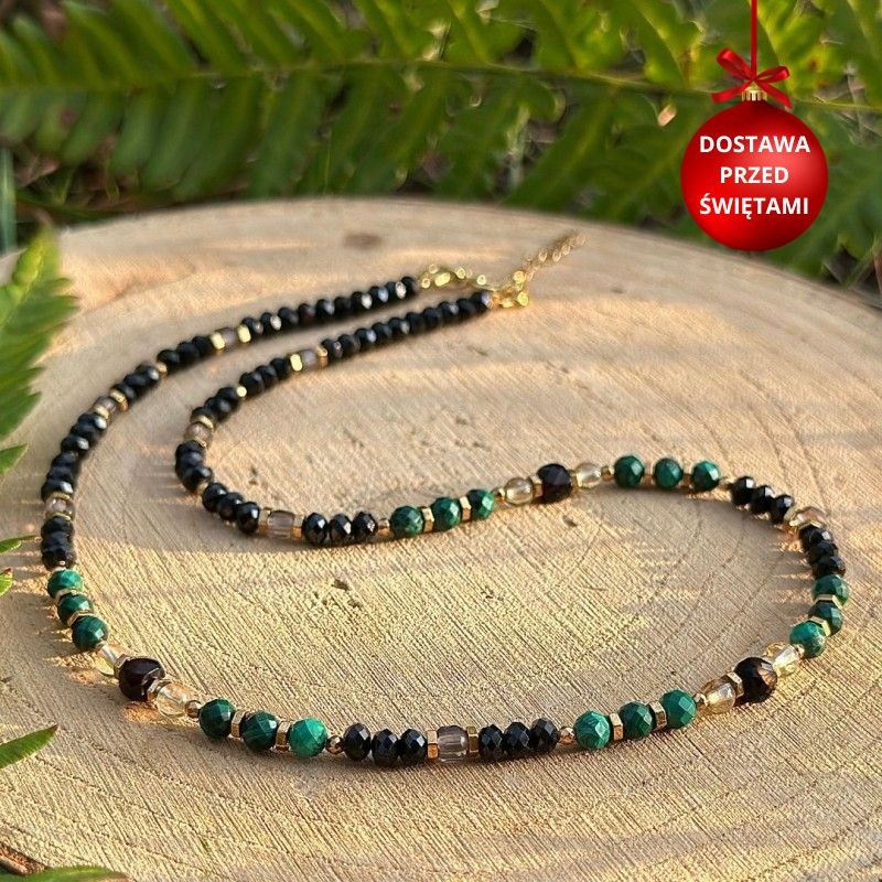 Naszyjnik srebrny złocony z...