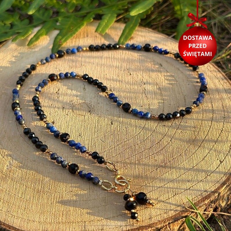 Naszyjnik srebrny złocony z...