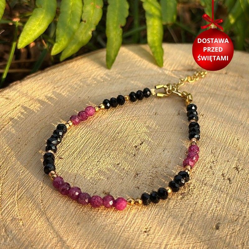 Bransoletka srebrna złocona...