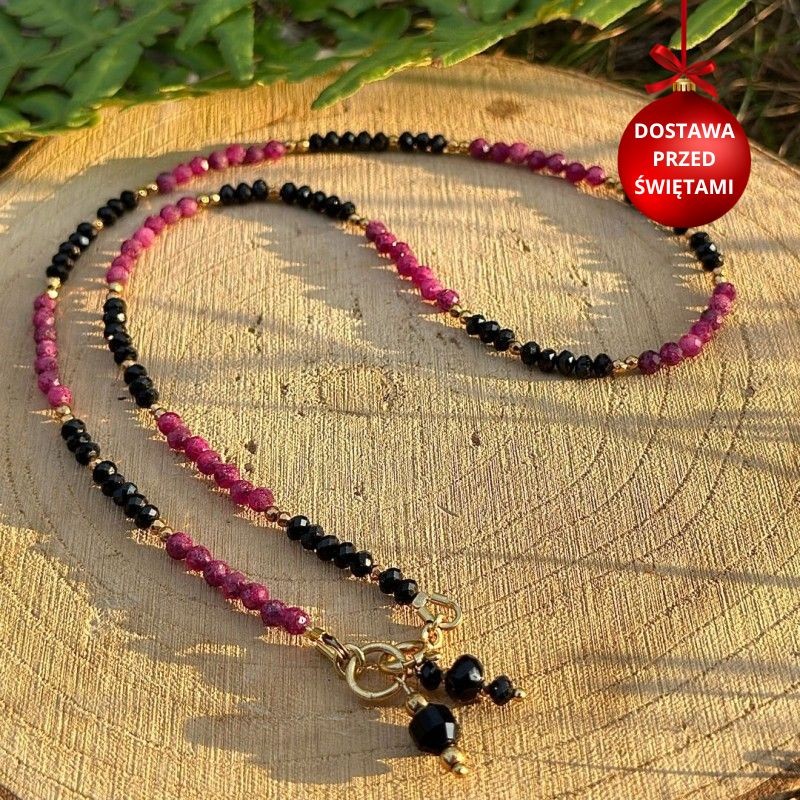 Naszyjnik srebrny złocony z...