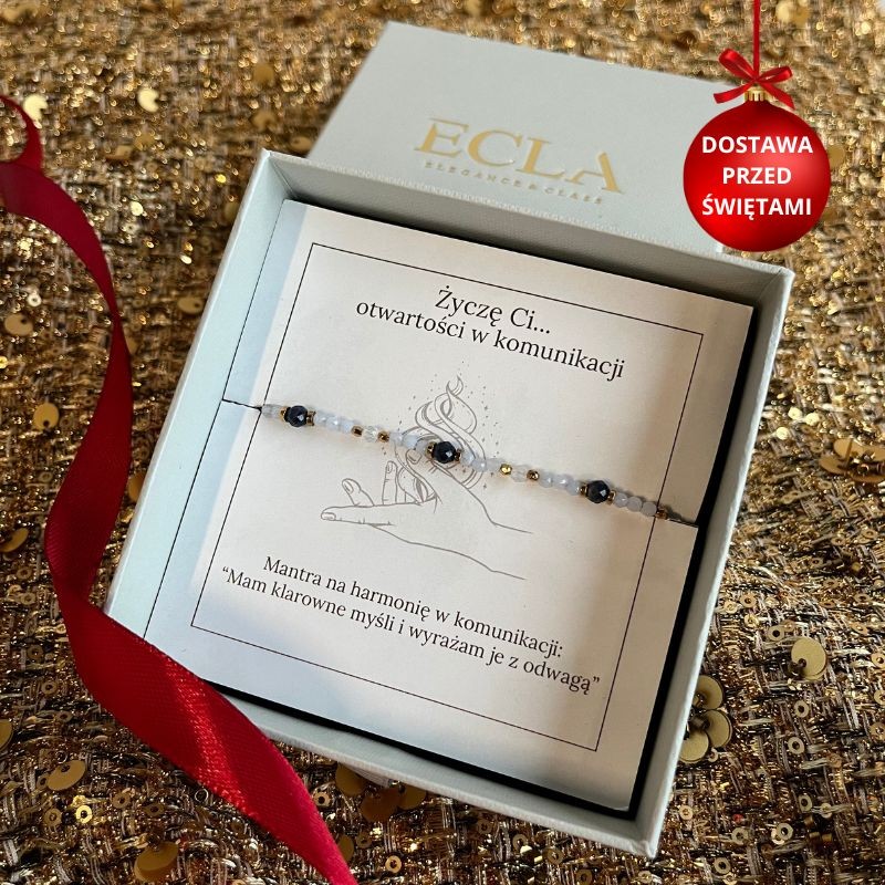 Bransoletka srebrna złocona...