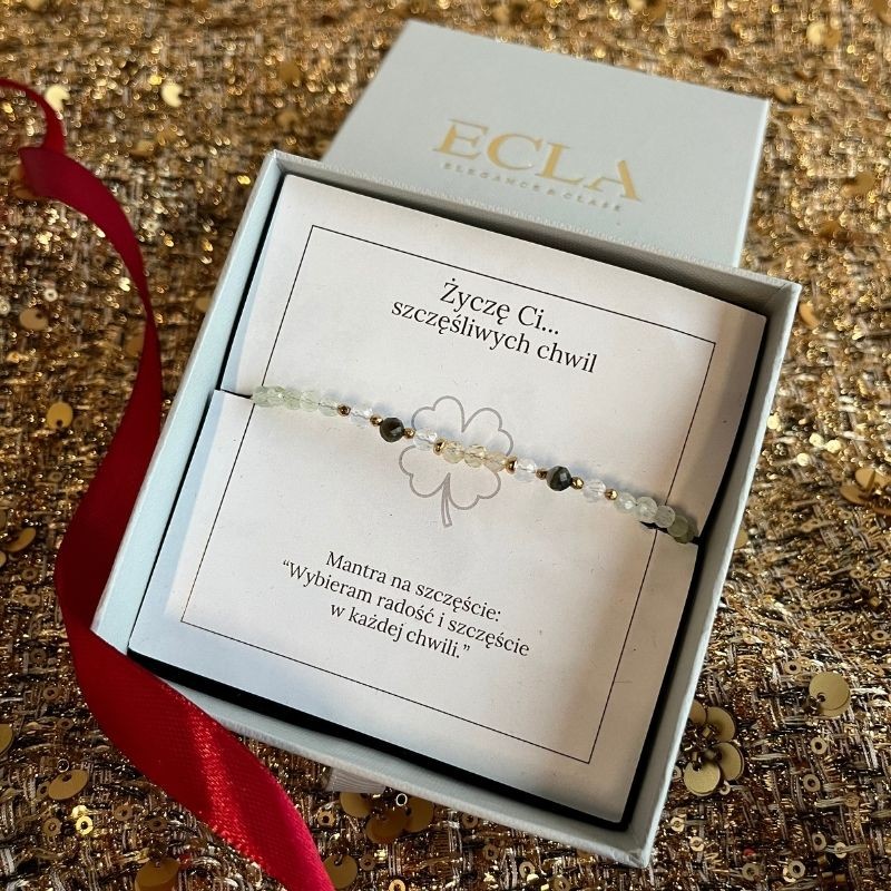 Bransoletka srebrna złocona...