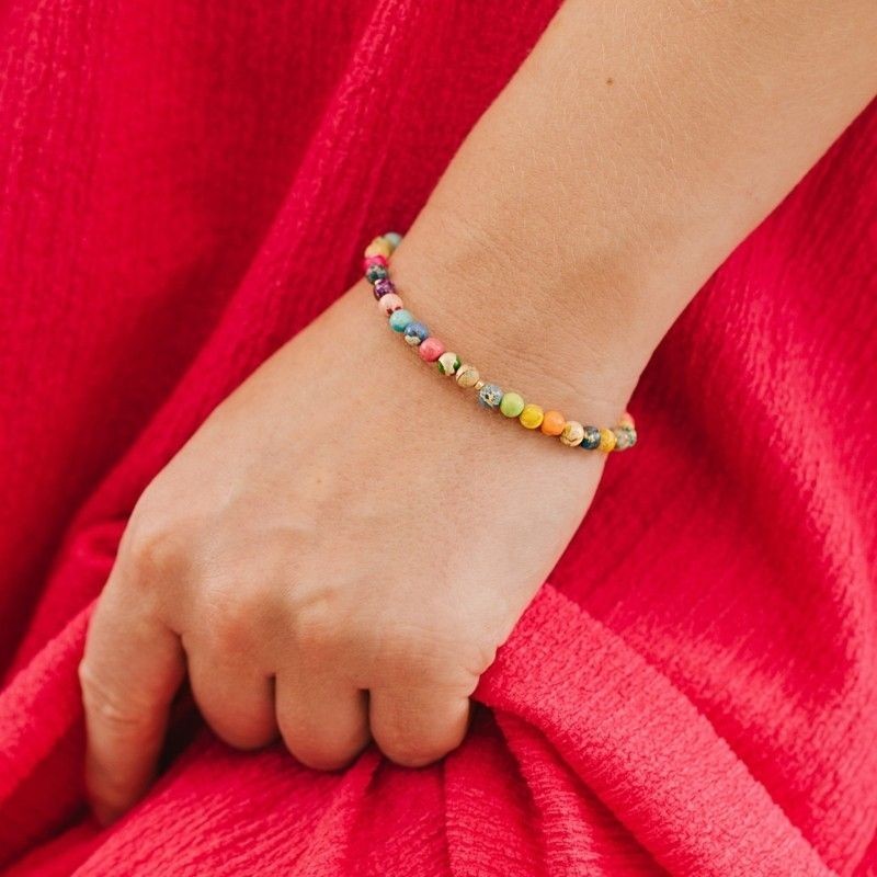 Bransoletka srebrna złocona...