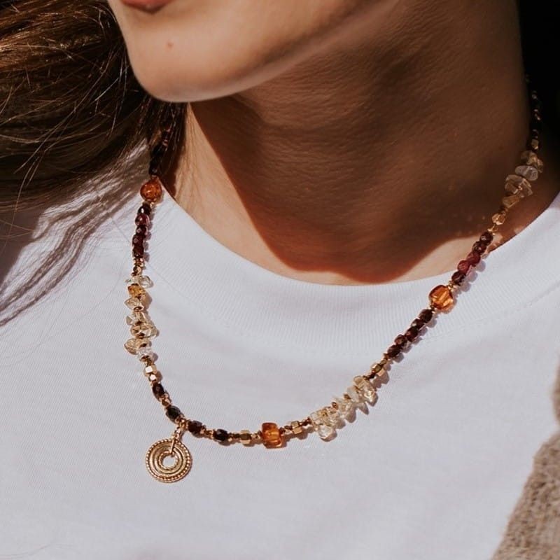 Naszyjnik srebrny pozłacany...