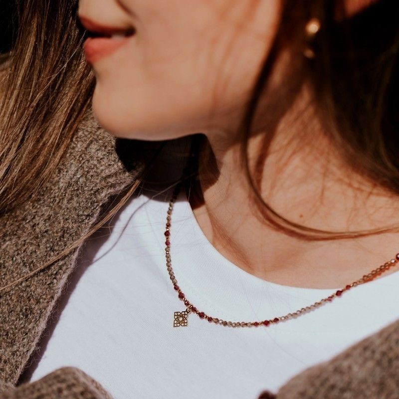 Naszyjnik srebrny pozłacany...