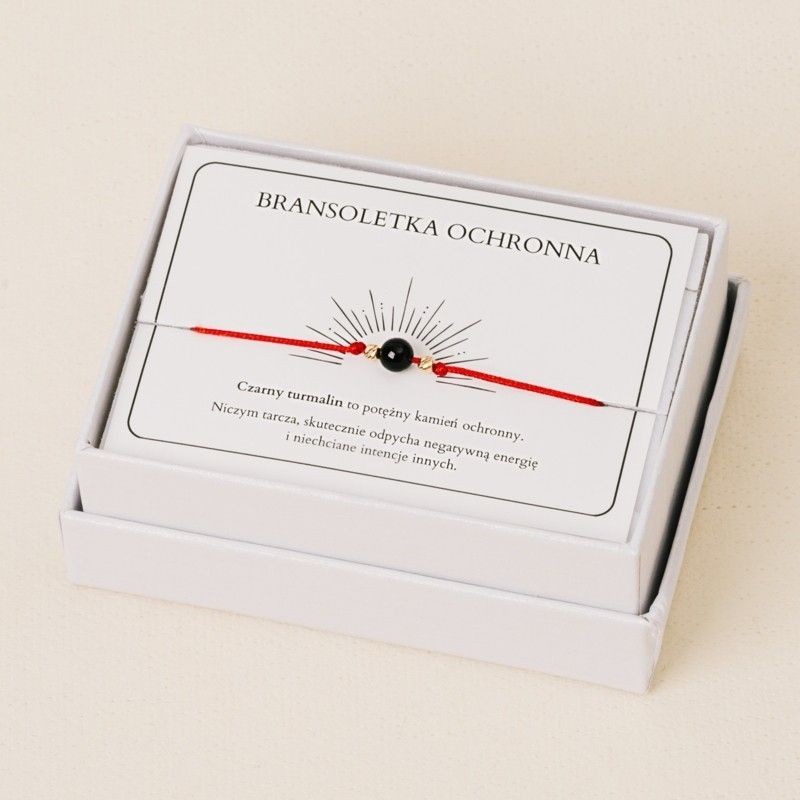 Bransoletka złota czerwony...