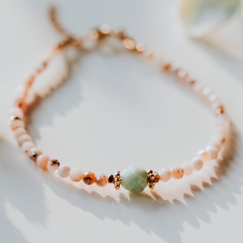 Bransoletka srebrna złocona...