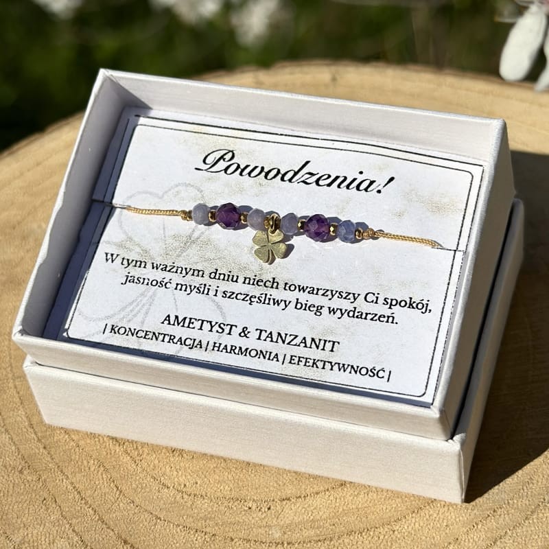 Bransoletka z koniczyną na...