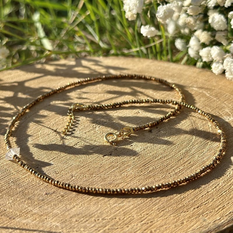 Naszyjnik srebrny złocony z...