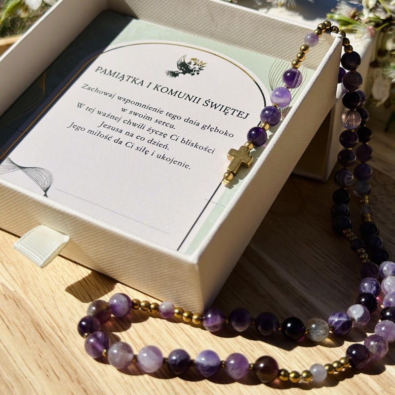 Różaniec naszyjnik z...