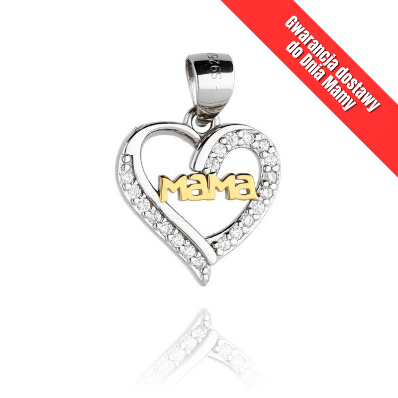 Zawieszka srebrna z napisem...