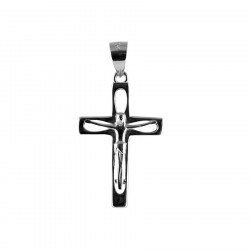 Krzyżyk srebrny z wizerunkiem Jezusa 2 Stillar