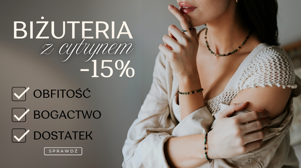 -15% na biżuterię z cytrynem